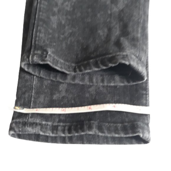 Vince Floral Black Dylan-Ankle Denim Skinny Mid Rise Jeans Size 31 - Picture 14 of 14